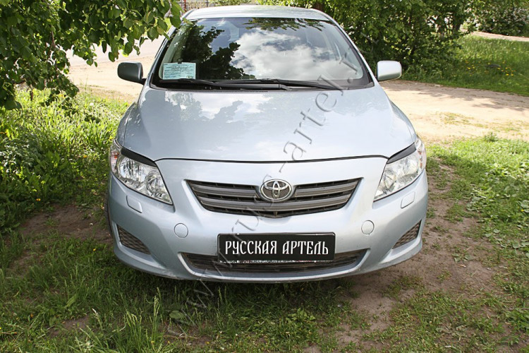 Реснички на передние фары Русская Артель Toyota Corolla 2007-2010, Toyota Corolla FL 2010-2013 Реснички на передние фары Русская Артель → RETCSD-013600 :: TUNING`Leader /img2