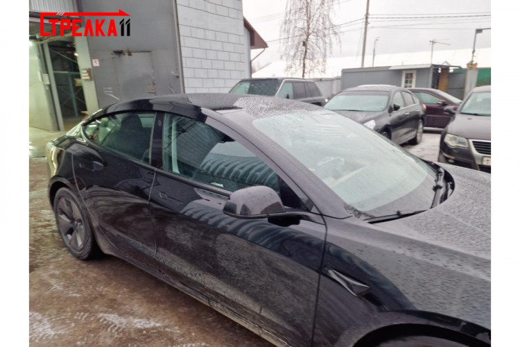 Дефлекторы на окна тонированные 2D Strelka Tesla Model 3 2017- Дефлекторы на окна тонированные 2D Strelka → 2D274-4.S11 :: TUNING`Leader /img6