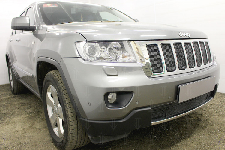 Сетка защитная в решетку радиатора Standart черный Strelka Jeep Grand Cherokee 2010-2013 Сетка защитная в решетку радиатора Standart черный Strelka → JGCH10.top.black :: TUNING`Leader /img3