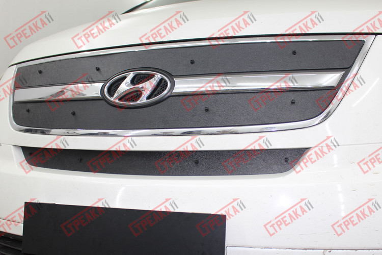 Зимняя защита радиатора на стяжке Strelka Hyundai Grand Starex (H-1) 2007-2015 Зимняя защита радиатора на стяжке Strelka → ZZ.HH1.07.mid :: TUNING`Leader /img4