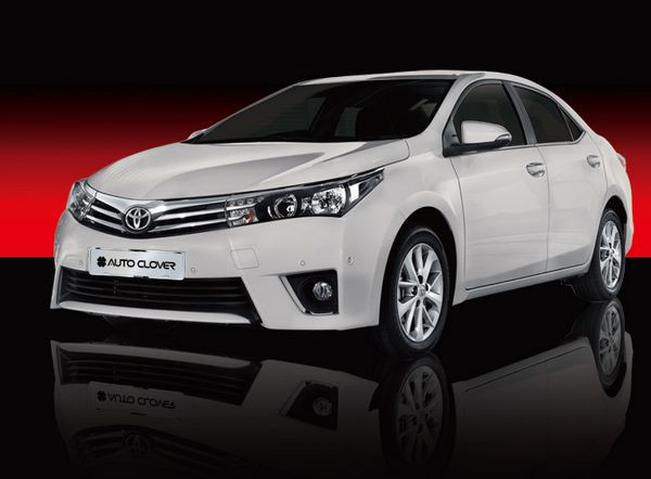 Накладки хромированные на решетку радиатора (верх) Autoclover Toyota Corolla 2013-2016, Toyota Corolla FL 2016-2019 Накладки хромированные на решетку радиатора (верх) Autoclover → C742 :: TUNING`Leader /img1