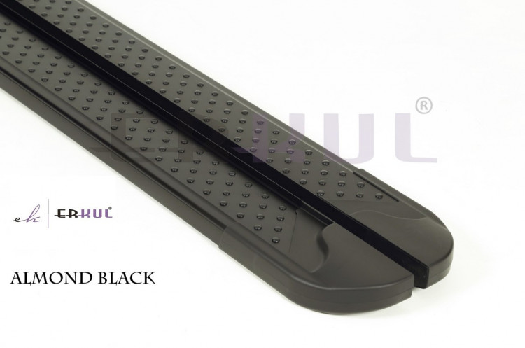Пороги алюминиевые Almond Black Erkul Nissan X-Trail 2007-2011, Nissan X-Trail FL 2011-2014 Пороги алюминиевые Almond Black Erkul → 24.ALM.03.08.S :: TUNING`Leader /img2
