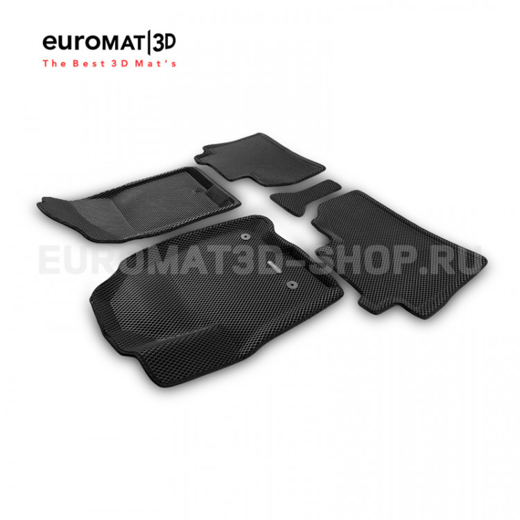 Коврики EVA (ЕВА) черные 3D Euromat → EM3DEVA-001308 :: TUNING`Leader /img2