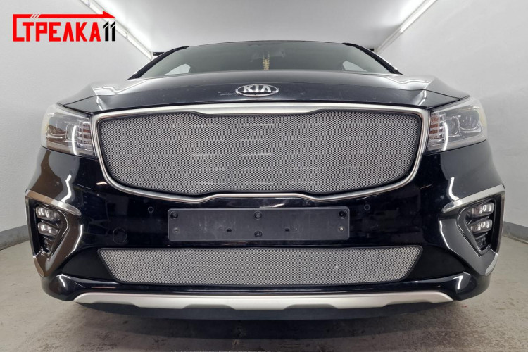 Сетка защитная в бампер Standart хром Strelka (рестайлинг 2018-2020) → KCAR.top.chrome :: TUNING`Leader /img1