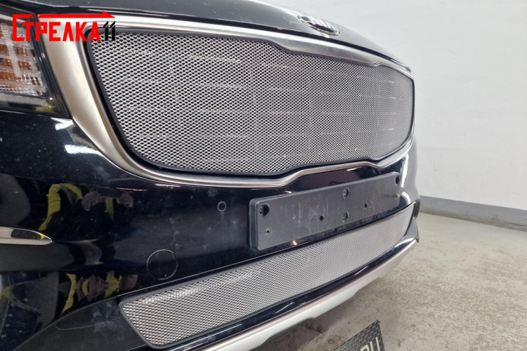 Сетка защитная в бампер Standart хром Strelka (рестайлинг 2018-2020) → KCAR.top.chrome :: TUNING`Leader /img3