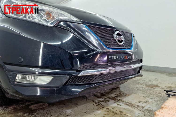 Сетка защитная в бампер Standart черный Strelka (Medalist X) Nissan Note FL 2016-2020 Сетка защитная в бампер Standart черный Strelka (Medalist X) → NNOT16.top.black :: TUNING`Leader /img1
