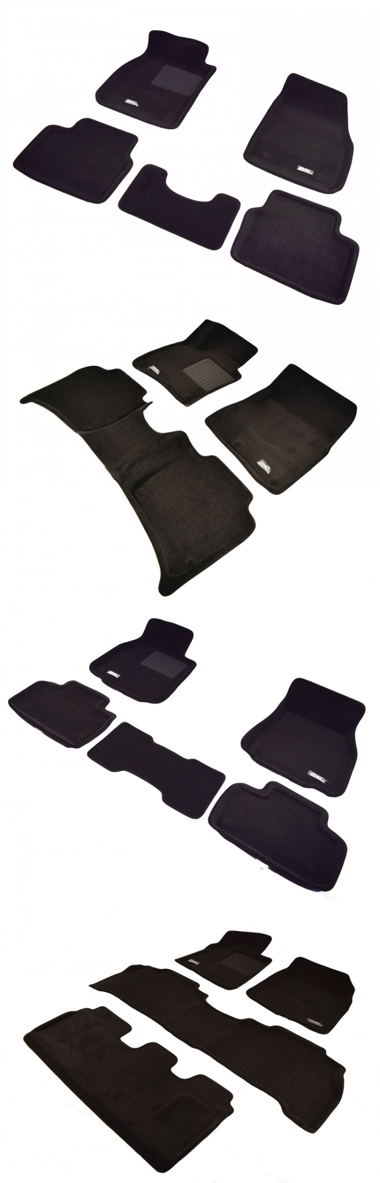 Коврики салона текстильные черные (3 ряда) 3D Lux Sotra Toyota Land Cruiser 200 FL 2015-2021 Коврики салона текстильные черные (3 ряда) 3D Lux Sotra → ST 74-00554 :: TUNING`Leader /img2