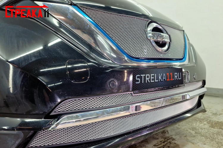 Сетка защитная в бампер Standart хром Strelka (Medalist X) Nissan Note FL 2016-2020 Сетка защитная в бампер Standart хром Strelka (Medalist X) → NNOT16.top.chrome :: TUNING`Leader /img1