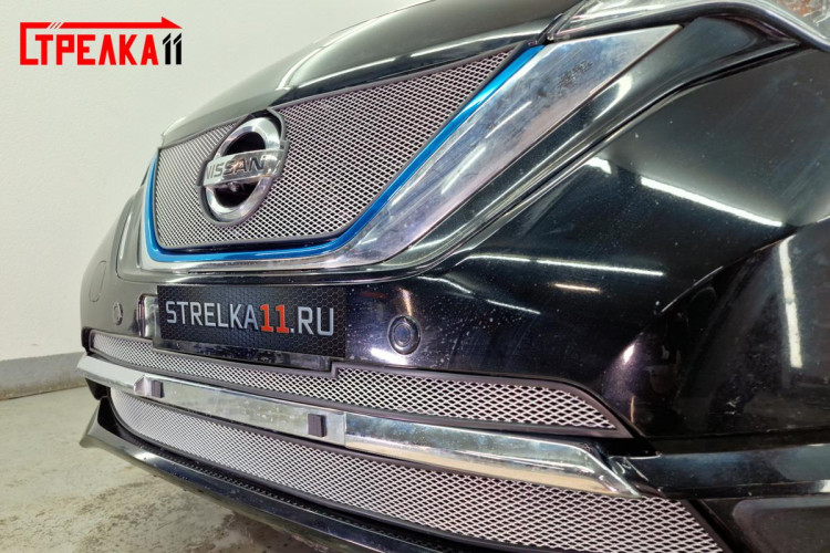Сетка защитная в бампер Standart хром Strelka (Medalist X) Nissan Note FL 2016-2020 Сетка защитная в бампер Standart хром Strelka (Medalist X) → NNOT16.top.chrome :: TUNING`Leader /img5