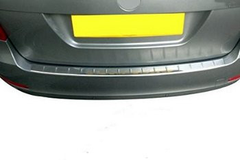 Стальная накладка на площадку заднего бампера (полированная) Omsa Line Skoda Octavia SW 2008-2013 > TUNINGLeader.ru