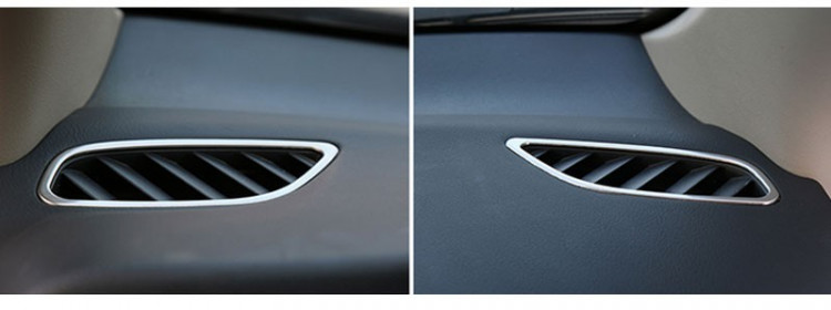 Накладки на воздуховоды верхние OEM-Tuning Mitsubishi Outlander FL 2015-2018, Mitsubishi Outlander FL 2019-2022 Накладки на воздуховоды верхние OEM-Tuning → CNT24-16OT-067A :: TUNING`Leader /img6