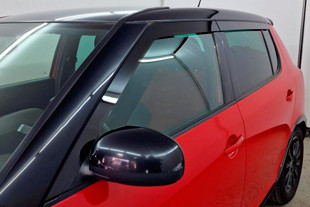 Дефлекторы на окна тонированные 2D Strelka (хэтчбек) Skoda Fabia 2007-2010, Skoda Fabia FL 2010-2015 > TUNINGLeader.ru