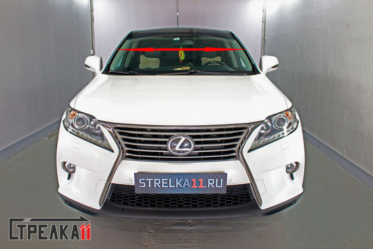 Водосток (дефлектор) лобового стекла Strelka Lexus RX FL 2012-2015 Водосток (дефлектор) лобового стекла Strelka → 133.ST2 :: TUNING`Leader /img2