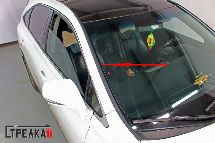 Водосток (дефлектор) лобового стекла Strelka Lexus RX FL 2012-2015 Водосток (дефлектор) лобового стекла Strelka → 133.ST2 :: TUNING`Leader /img7