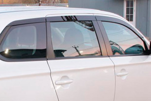 Дефлекторы на окна тонированные 2D Strelka (6 элементов) Mitsubishi Outlander 2012-2014, Mitsubishi Outlander FL 2013-2015, Mitsubishi Outlander FL 2015-2018, Mitsubishi Outlander FL 2019-2022 > TUNINGLeader.ru