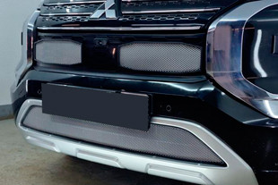 Сетка защитная в бампер Standart хром Strelka MITOUT22.bot.chrome: Mitsubishi Outlander 2022- > TUNING`Leader Сетка защитная в бампер Standart хром Strelka Mitsubishi Outlander 2022- > TUNINGLeader.ru