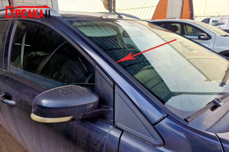 Водосток (дефлектор) лобового стекла Strelka Ford Focus II SD FL 2008-2010 Водосток (дефлектор) лобового стекла Strelka → 237.ST2 :: TUNING`Leader /img7