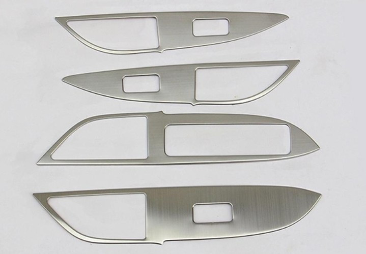 Накладки на панель управления на дверях стальные OEM-Tuning → CNT24-16OT-060 :: TUNING`Leader /img3