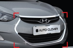Хромированные накладки на передний бампер Autoclover Hyundai Elantra 2010-2013 > TUNINGLeader.ru