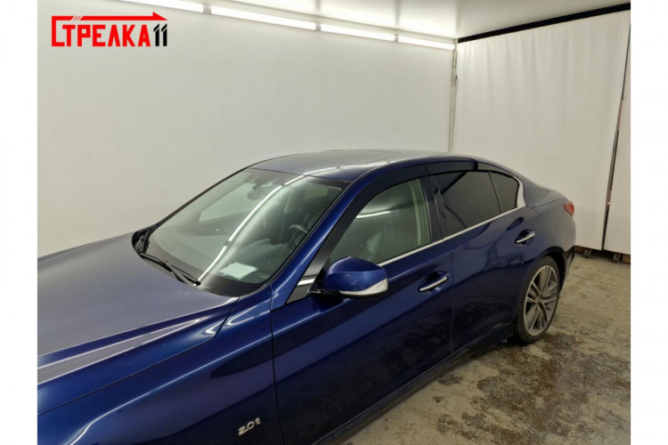Дефлекторы на окна тонированные 2D Strelka Infiniti Q50 2014-2017, Infiniti Q50 FL 2018-2021 Дефлекторы на окна тонированные 2D Strelka → 2D272-4.S11 :: TUNING`Leader /img1
