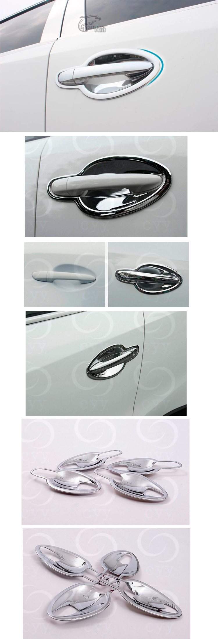 Хромированные накладки под ручки дверей OEM-Tuning Mazda CX-5 2012-2014, Mazda CX-5 FL 2015-2017 Хромированные накладки под ручки дверей OEM-Tuning → CNT35-CX5-038A :: TUNING`Leader /img1