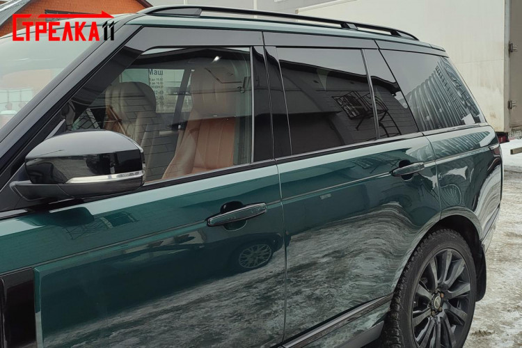 Дефлекторы на окна тонированные 2D Strelka (6 элементов) Land Rover Range Rover 2013- Дефлекторы на окна тонированные 2D Strelka (6 элементов) → 2D082-6.S11 :: TUNING`Leader /img9
