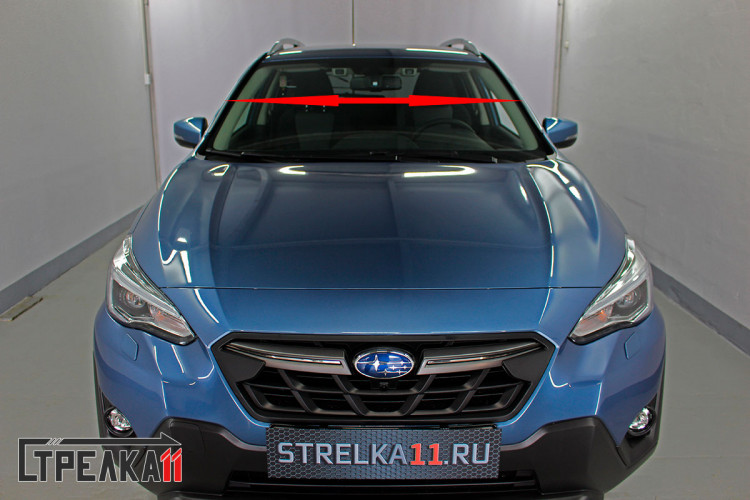Водосток (дефлектор) лобового стекла Strelka (2021+) Subaru XV 2017- Водосток (дефлектор) лобового стекла Strelka (2021+) → 135.ST2 :: TUNING`Leader /img2