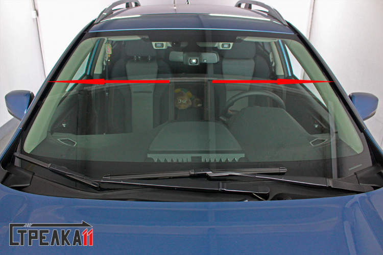 Водосток (дефлектор) лобового стекла Strelka (2021+) Subaru XV 2017- Водосток (дефлектор) лобового стекла Strelka (2021+) → 135.ST2 :: TUNING`Leader /img3