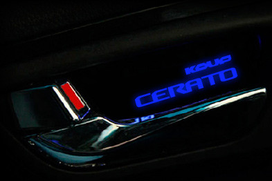 Светодиодная подсветка внутренних ручек дверей Dxsoauto (Cerato KOUP) KIA Cerato Koup 2010-2012 > TUNINGLeader.ru