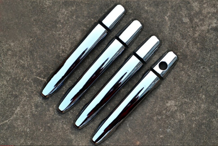 Хромированные накладки на ручки дверей OEM-Tuning Mitsubishi Outlander 2012-2014, Mitsubishi Outlander FL 2013-2015, Mitsubishi Outlander FL 2015-2018, Mitsubishi Outlander FL 2019-2022 Хромированные накладки на ручки дверей OEM-Tuning → CNT24-16OT-038 :: TUNING`Leader /img1
