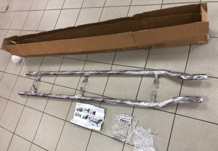 Защита штатных порогов труба (d 42) Tamsan Toyota Land Cruiser Prado 150 FL 2013-2016, Toyota Land Cruiser Prado 150 FL 2017-2023 Защита штатных порогов труба (d 42) Tamsan → TSSTR.91.48.MP :: TUNING`Leader /img7