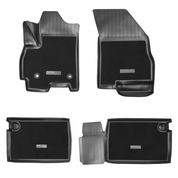 Коврики в салон комбинированные черные 3D Norplast → NPA11-C115-320-CM :: TUNING`Leader /img1