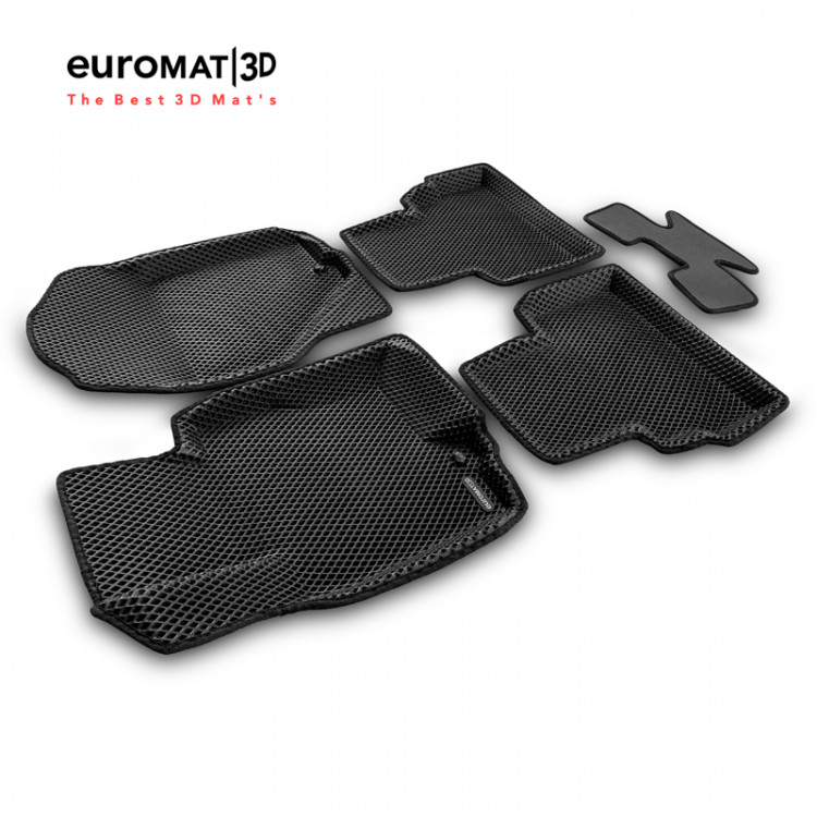 Коврики EVA (ЕВА) черные 3D Euromat → EM3DEVA-002802 :: TUNING`Leader /img1