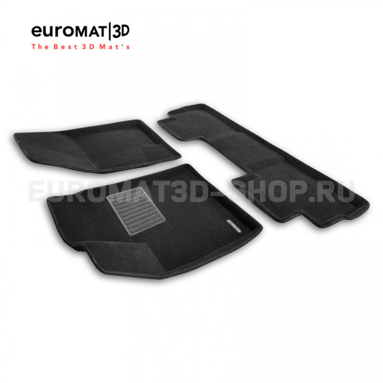 Коврики текстильные черные Business 3D Euromat Haval Dargo 2022- Коврики текстильные черные Business 3D Euromat → EMC3D-001411 :: TUNING`Leader /img1
