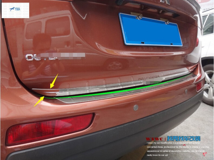 Стальная накладка с надписью на кромку багажника OEM-Tuning → CNT24-16OT-020 :: TUNING`Leader /img2