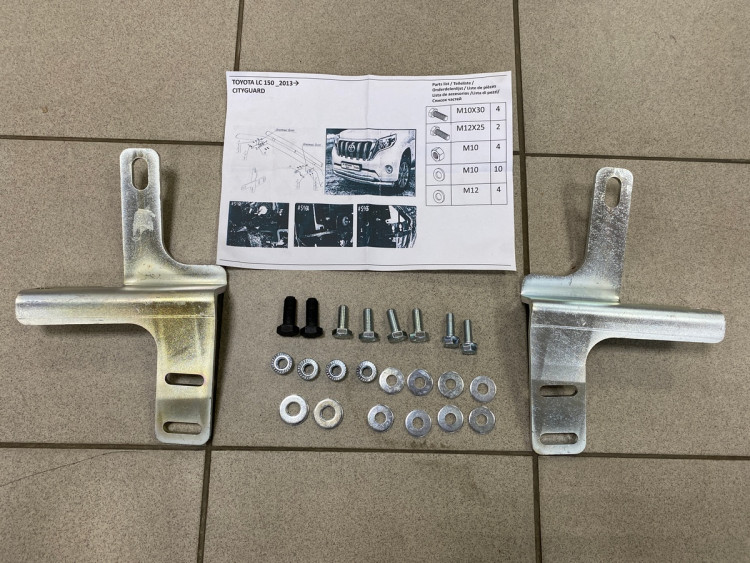 Защита переднего бампера Grunder (d 76) Tamsan Toyota Land Cruiser Prado 150 2010-2013, Toyota Land Cruiser Prado 150 FL 2013-2016 Защита переднего бампера Grunder (d 76) Tamsan → TCGGRN76TOT.45.66 :: TUNING`Leader /img5