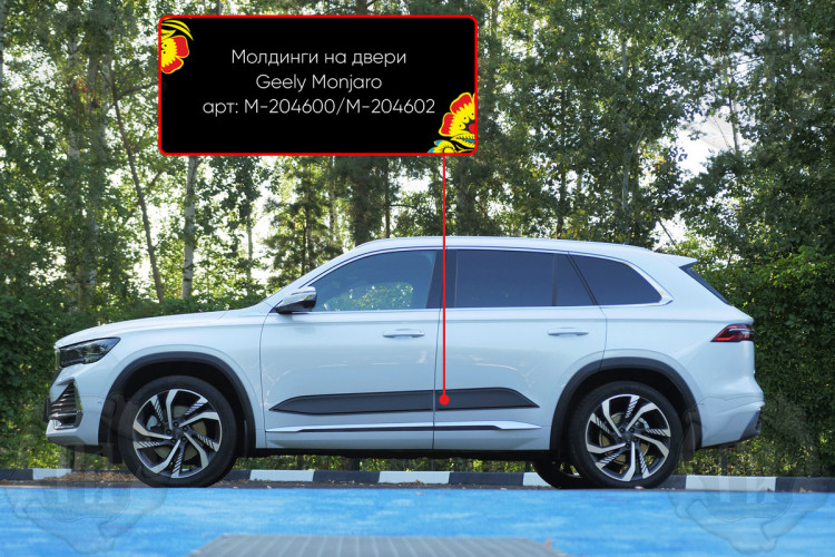 Молдинги на двери пластиковые Русская Артель → M-204602 :: TUNING`Leader /img2