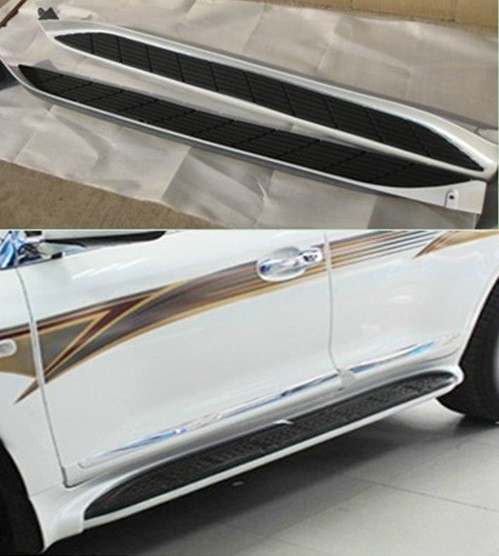 Пороги боковые черные OEM-Tuning Toyota Land Cruiser 200 2007-2012, Toyota Land Cruiser 200 FL 2012-2015 Пороги боковые черные OEM-Tuning → CNT17-12XYJ-005 :: TUNING`Leader /img2