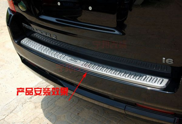 Стальная накладка на площадку заднего бампера OEM-Tuning Land Rover Freelander 2006-2010, Land Rover Freelander II FL 2010-2012, Land Rover Freelander II FL 2012-2015 Стальная накладка на площадку заднего бампера OEM-Tuning → CNT04-SX2-011 :: TUNING`Leader /img2