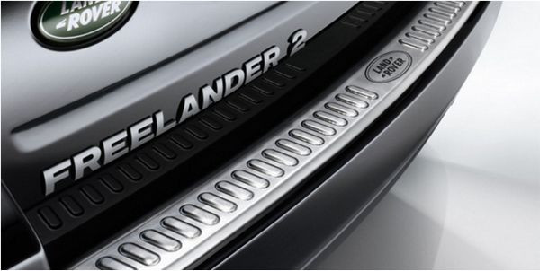 Стальная накладка на площадку заднего бампера OEM-Tuning Land Rover Freelander 2006-2010, Land Rover Freelander II FL 2010-2012, Land Rover Freelander II FL 2012-2015 Стальная накладка на площадку заднего бампера OEM-Tuning → CNT04-SX2-011 :: TUNING`Leader /img1