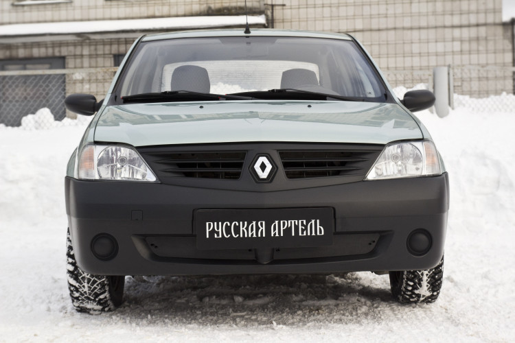 Заглушка зимняя решетки переднего бампера Русская Артель Renault Logan 2004-2010 Заглушка зимняя решетки переднего бампера Русская Артель → ZRRL-038902 :: TUNING`Leader /img1