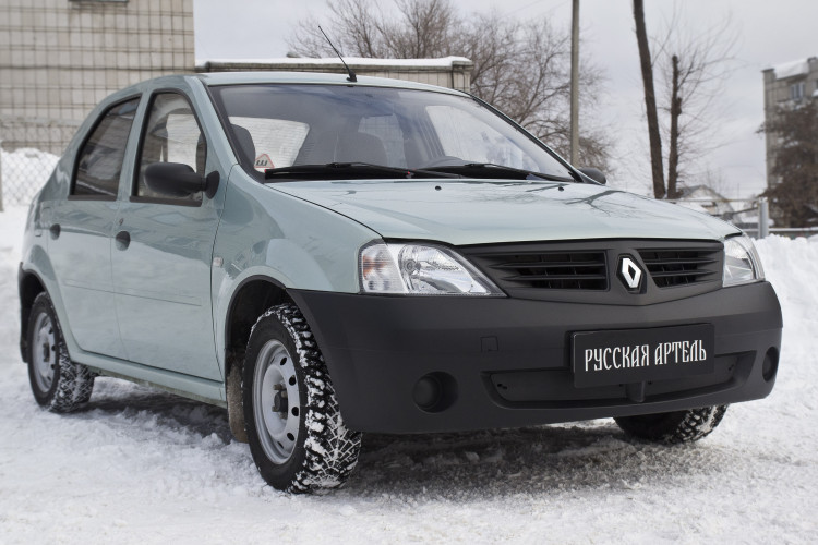 Заглушка зимняя решетки переднего бампера Русская Артель Renault Logan 2004-2010 Заглушка зимняя решетки переднего бампера Русская Артель → ZRRL-038902 :: TUNING`Leader /img2