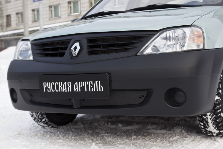 Заглушка зимняя решетки переднего бампера Русская Артель Renault Logan 2004-2010 Заглушка зимняя решетки переднего бампера Русская Артель → ZRRL-038902 :: TUNING`Leader /img3