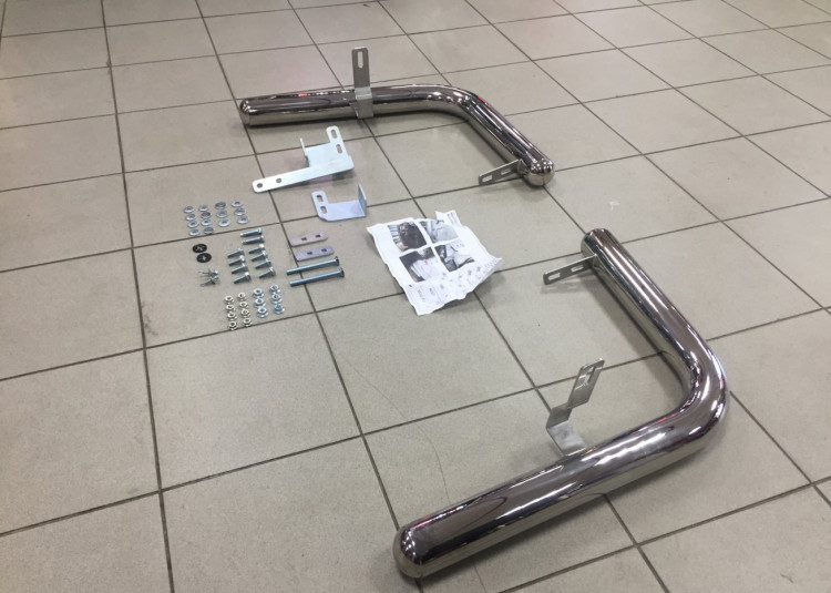 Защита заднего бампера углы одинарные (d 70) Tamsan (длинная база) Mercedes-Benz Vito W639 2003-2006, Mercedes-Benz Vito W639 FL 2006-2014 Защита заднего бампера углы одинарные (d 70) Tamsan (длинная база) → TRGC0370UM.95.28 :: TUNING`Leader /img3