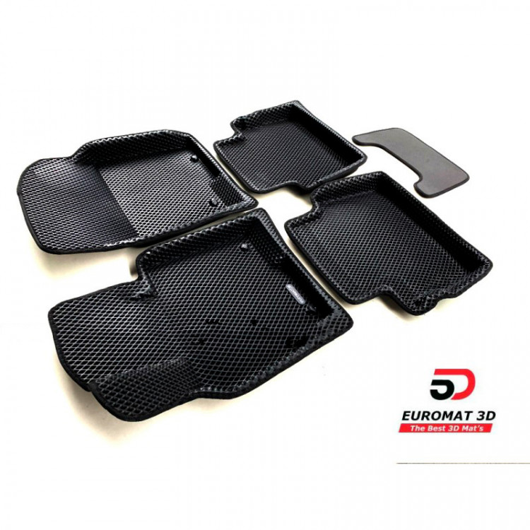 Коврики EVA (ЕВА) черные 3D Euromat Mazda CX-5 2012-2014, Mazda CX-5 FL 2015-2017 Коврики EVA (ЕВА) черные 3D Euromat → EM3DEVA-003407 :: TUNING`Leader /img1