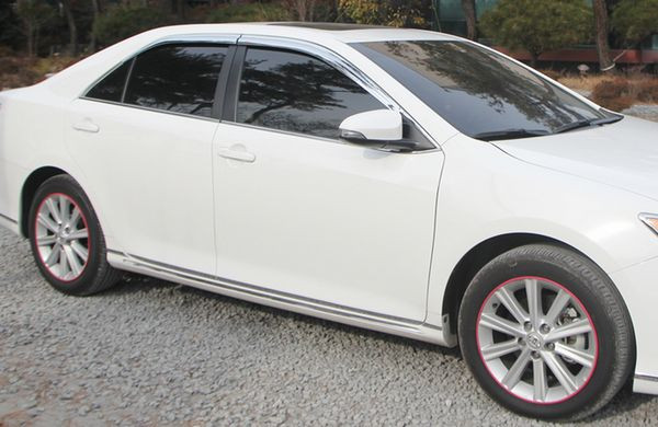 Хромированные накладки на боковые юбки Autoclover Toyota Camry 2011-2014, Toyota Camry FL 2015-2017 Хромированные накладки на боковые юбки Autoclover → B766 :: TUNING`Leader /img6