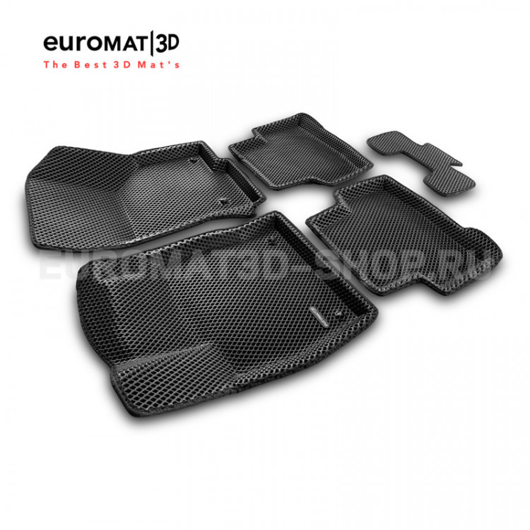 Коврики EVA (ЕВА) черные 3D Euromat Volkswagen Passat B8 SD 2015-, Volkswagen Passat B8 SW 2015- Коврики EVA (ЕВА) черные 3D Euromat → EM3DEVA-005401 :: TUNING`Leader /img1