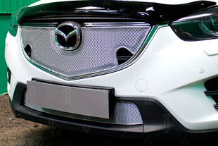 Сетка защитная в бампер Premium хром Strelka MZX5-15.PREMIUM: Mazda CX-5 FL 2015-2017 > TUNING`Leader Сетка защитная в бампер Premium хром Strelka Mazda CX-5 FL 2015-2017 > TUNINGLeader.ru