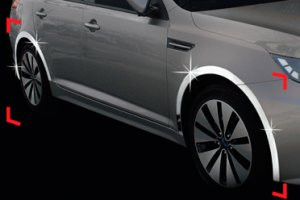 Хромированные накладки на арки колес Autoclover KIA Optima 2010-2013 > TUNINGLeader.ru
