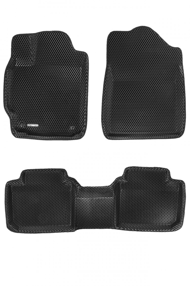 Коврики EVA (ЕВА) черные 3D Euromat Toyota Camry 2006-2011, Toyota Camry 2011-2014, Toyota Camry FL 2015-2017 Коврики EVA (ЕВА) черные 3D Euromat → EM3DEVA-005104 :: TUNING`Leader /img1